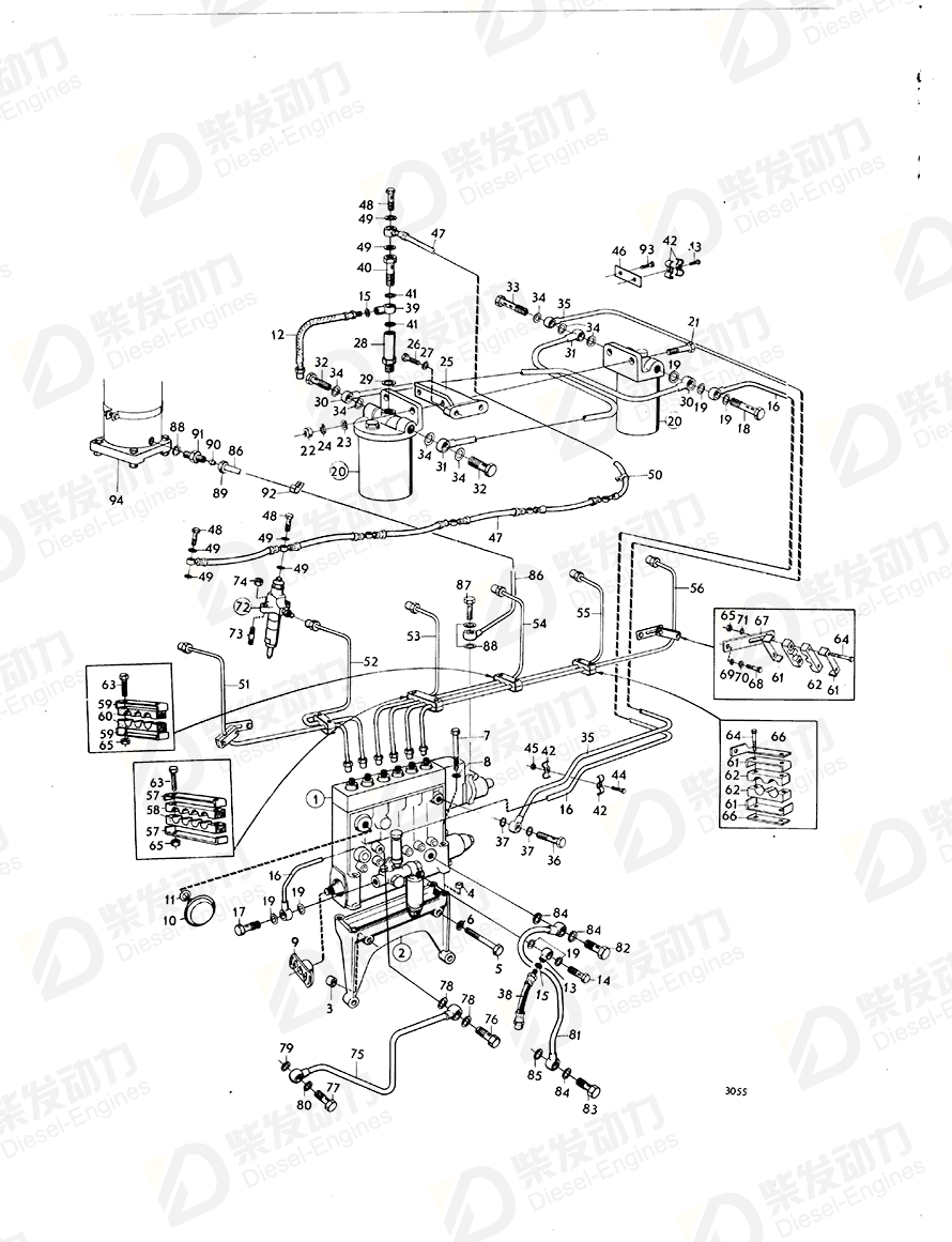 VOLVO Hollow screw 954394 Drawing